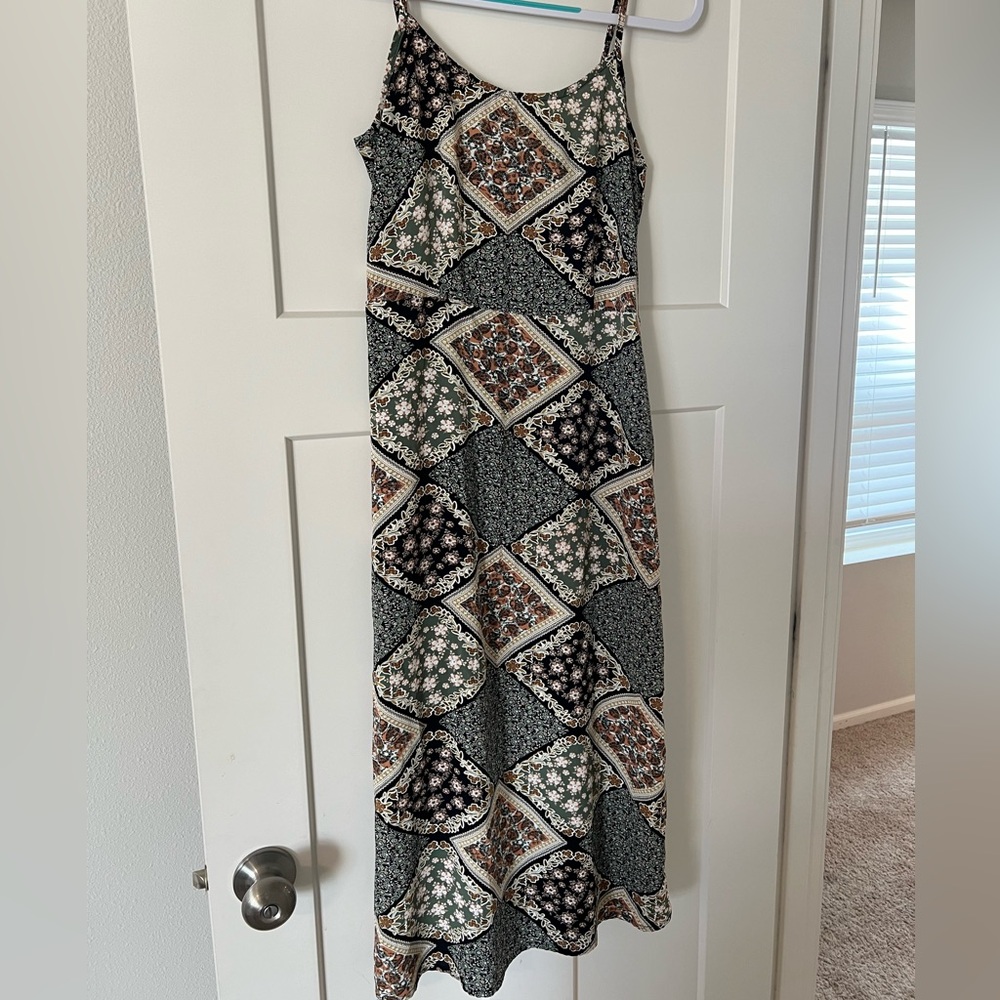 Floral Patchwork Maxi Dress